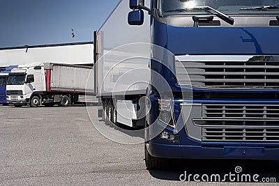 Trucking and logistics Stock Photo