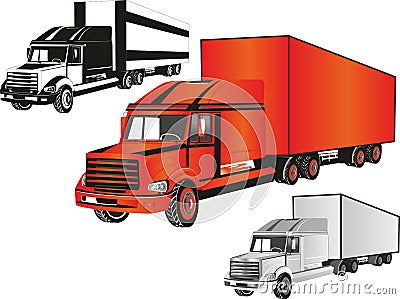 Trucks Vector Illustration