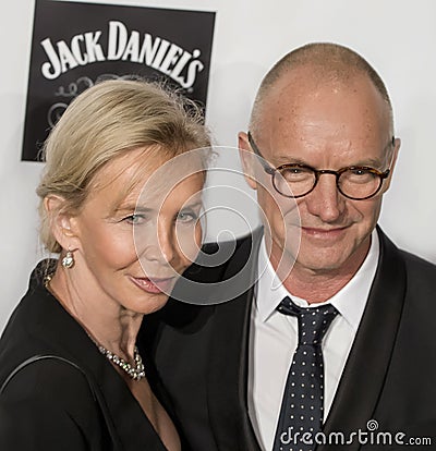 Trudie Styler and Sting Editorial Stock Photo