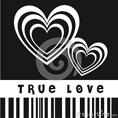 True love Vector Illustration