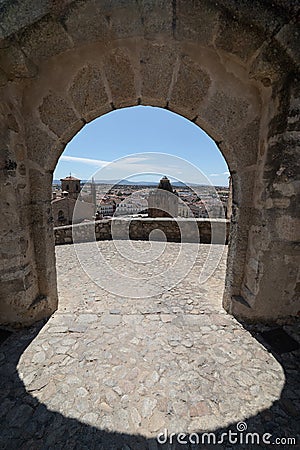 Trujillo ancient city in caceres, extramadura Stock Photo