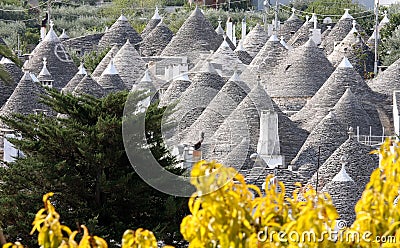 Trulli in Alberobello, Italy Stock Photo