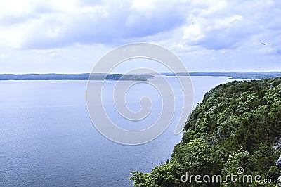 Truman lake at Warasaw Missouri USA Stock Photo