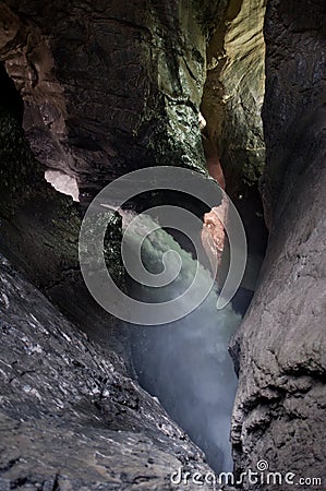 Trummelbach Falls, Switzerland Stock Photo