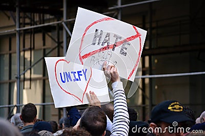 Trump Protests Editorial Stock Photo