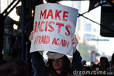 Trump Protests Editorial Stock Photo