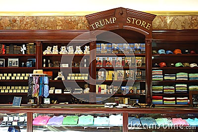 Trump Store Editorial Stock Photo