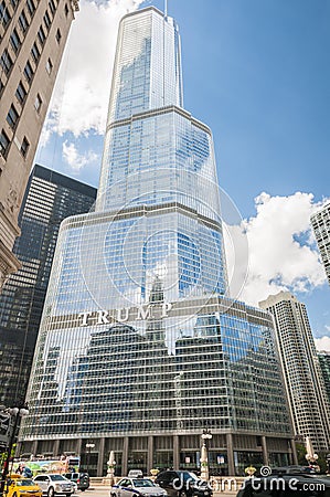 Trump Tower chicago Editorial Stock Photo