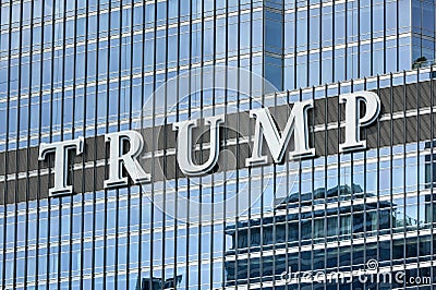 Trump Tower Chicago Editorial Stock Photo