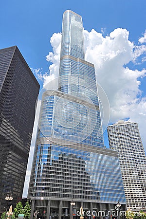 Trump Tower, Chicago Editorial Stock Photo