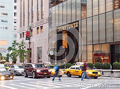 Trump Tower, Fifth Avenue, New York Editorial Stock Photo