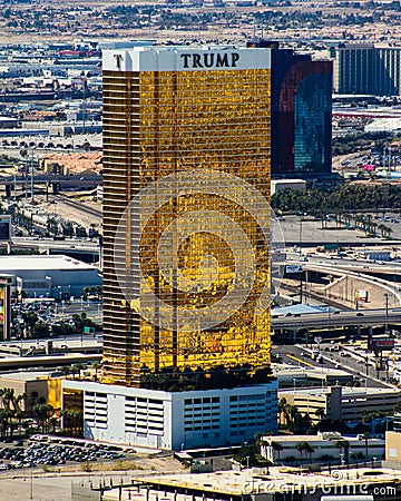 Trump Tower, Las Vegas, NV. Editorial Stock Photo