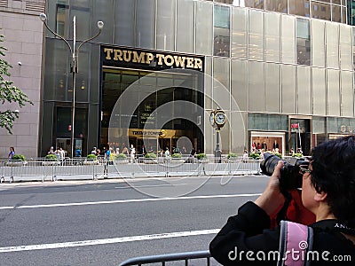 Trump Tower, New York City, NYC, NY, USA Editorial Stock Photo