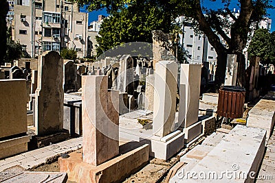 Trumpeldor Cemetery, Tel Aviv, Israel Editorial Stock Photo