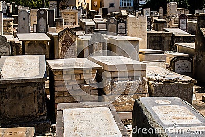 Trumpeldor Cemetery, Tel Aviv, Israel Editorial Stock Photo