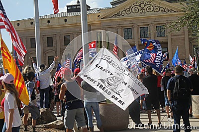 2020 trumper protest 2404 Editorial Stock Photo