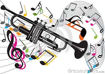 Trumpet Vector Illustration