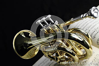 Trumpet Stock Photo