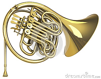 The trumpet Stock Photo