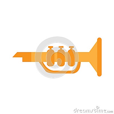 trumpet toy Vector Illustration