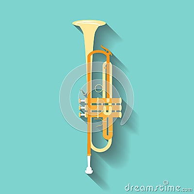 Trumpet vector symbols Vector Illustration