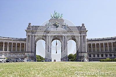 Trumphal Arch,Brussels,Belgium Stock Photo