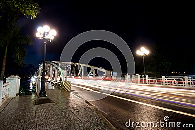 Truong Tien Bridge Hue Stock Photo