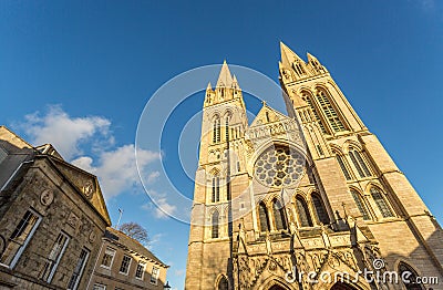 Truro Cathedral in cornwall england uk kernow Stock Photo