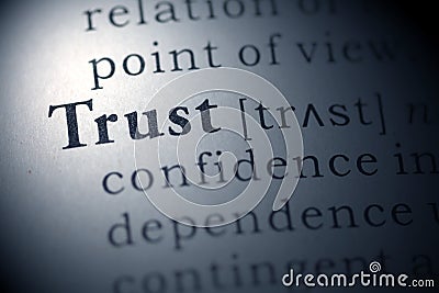 Trust Stock Photo