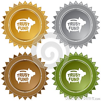 Trust Fund Vector Illustration