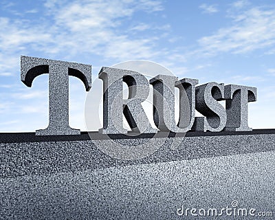 Trust honor financial business symbol integrity Stock Photo