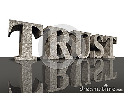 Trust honor financial business symbol integrity Stock Photo