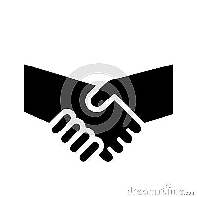 Trust icon vector set. deal illustration sign collection. friendship symbol or logo. Vector Illustration