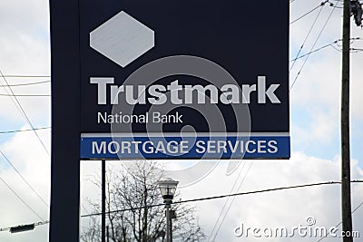 Trustmark National Bank Editorial Stock Photo