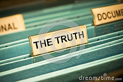 Truth Honesty Conspiracy Business Ethics Stock Photo