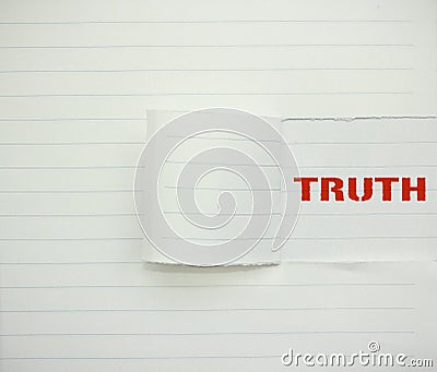 Truth Stock Photo