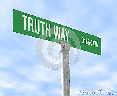 Truth Way Stock Photo