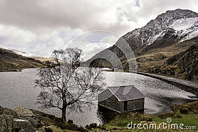 Tryfan Ogwen Valley Snowdonia North Wales Stock Photo