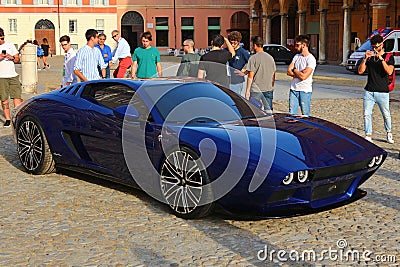 TS Automobili model M67 presentation, Motor Valley exibition Editorial Stock Photo