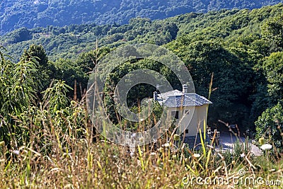 Tsagarada village in Pelion mountain. Magnesia - Greece Stock Photo