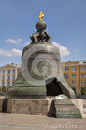 Tsar Bell is the largest in the world Stock Photo