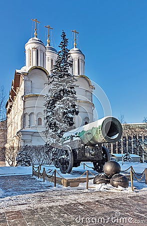 Tsar Cannon, Moscow Stock Photo