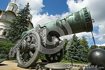 Tsar Cannon , Moscow Kremlin, russia Stock Photo