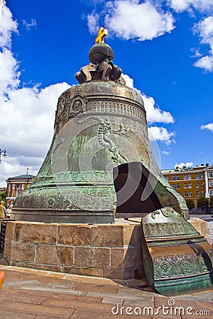 Tsar (king) Bell, Moscow Kremlin, Russia Stock Photo