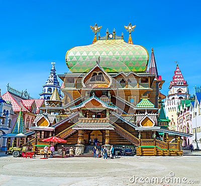 The Tsar's Palace in Izmailovo Editorial Stock Photo
