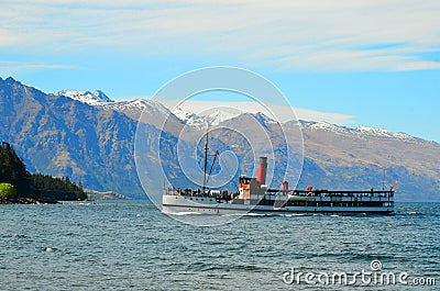 Queenstown Steamship Cruise Editorial Stock Photo