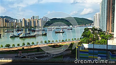 Tsuen Wan, Hong Kong Stock Photo