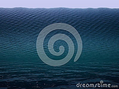 Tsunami Stock Photo