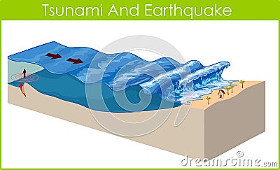 Tsunami Vector Illustration