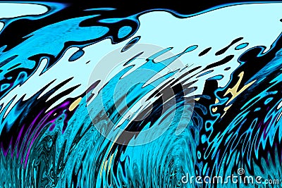 Tsunami waves Stock Photo